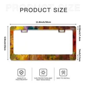 Portrait License Plate Frame (Flat Hole)