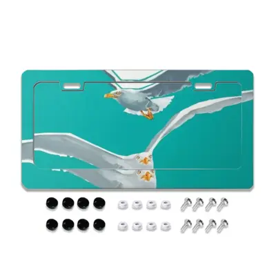 Seagulls License Plate Frame (Flat Hole)