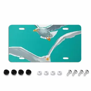 Seagulls License Plate Frame (Flat Hole)