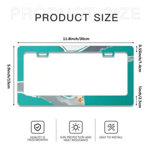 Seagulls License Plate Frame (Flat Hole)