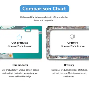 Seagulls License Plate Frame (Flat Hole)