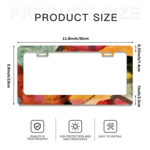 Dual 9 License Plate Frame (Flat Hole)