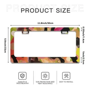 Indira License Plate Frame (Flat Hole)