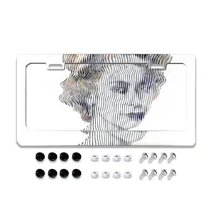 Queen Elizabeth 2 License Plate Frame (Flat Hole)