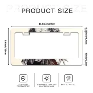 Ms Lopez License Plate Frame (Flat Hole)