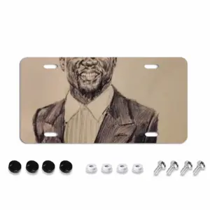 Kevin Hart Portrait License Plate Frame (Flat Hole)