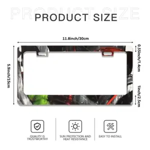 The Shift License Plate Frame (Flat Hole)