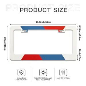 Flag 49 License Plate Frame (Flat Hole)