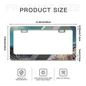 Open Pit License Plate Frame (Flat Hole)