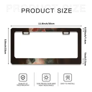 The Fighter License Plate Frame (Flat Hole)