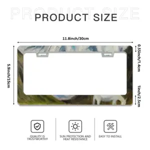 The White Horse License Plate Frame (Flat Hole)