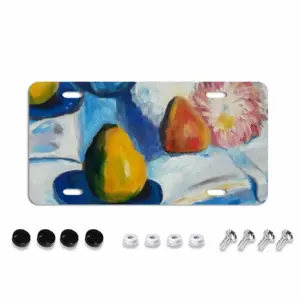 Still Life License Plate Frame (Flat Hole)