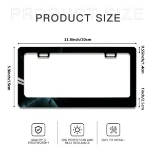 Traveling License Plate Frame (Flat Hole)