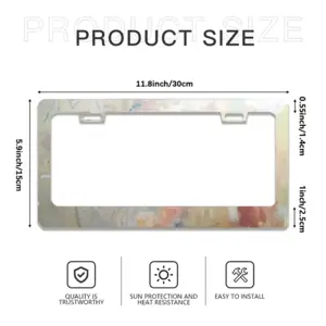 The Wall License Plate Frame (Flat Hole)