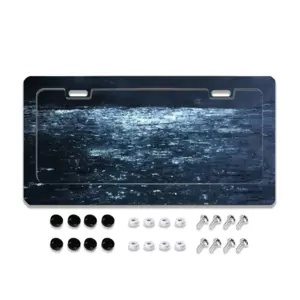 Silent Sea License Plate Frame (Flat Hole)