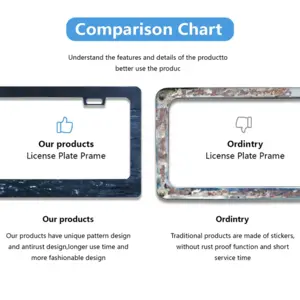 Silent Sea License Plate Frame (Flat Hole)