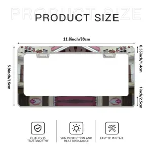 Fraise 3 License Plate Frame (Flat Hole)