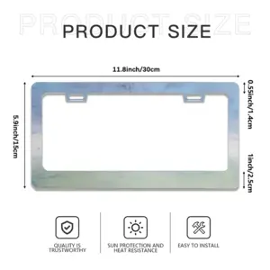 Freedom License Plate Frame (Flat Hole)