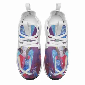 Men Angel With Cat NM-2 Popcorn Shoes