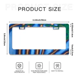 Cypress License Plate Frame (Flat Hole)