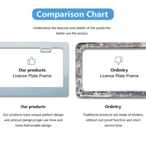 The Sea #073 License Plate Frame (Flat Hole)