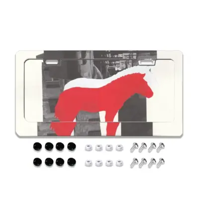 Wwf Przewalskis Horse License Plate Frame (Flat Hole)