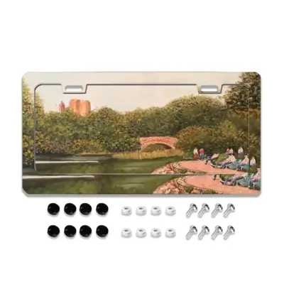 Central Park New York City License Plate Frame (Flat Hole)