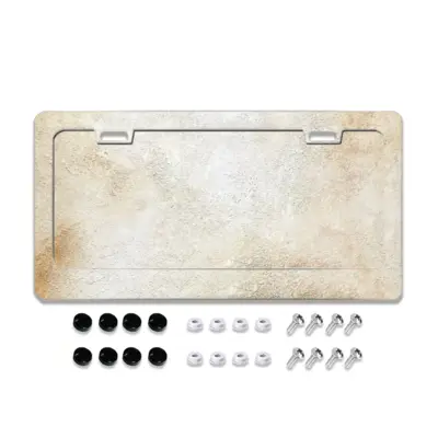 Tierra 1 License Plate Frame (Flat Hole)