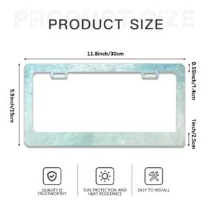 Daydreaming License Plate Frame (Flat Hole)