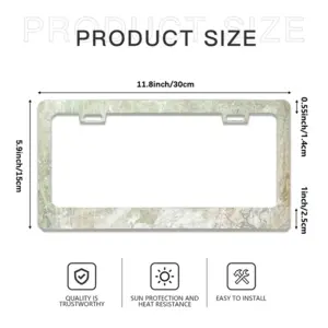 On And On License Plate Frame (Flat Hole)