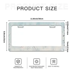 Speechless License Plate Frame (Flat Hole)