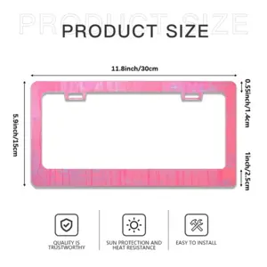 Freedom Of Joy License Plate Frame (Flat Hole)