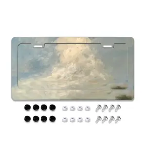 Big Cumulus License Plate Frame (Flat Hole)