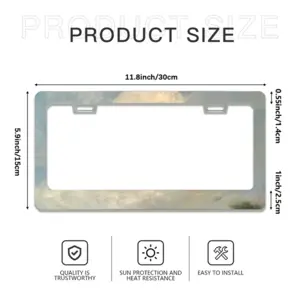 Big Cumulus License Plate Frame (Flat Hole)