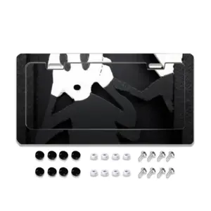 Ghostly Encounter License Plate Frame (Flat Hole)