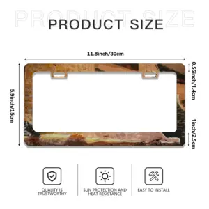 Ruined Tin Mine License Plate Frame (Flat Hole)