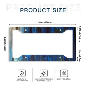 Deepacific License Plate Frame (Four-Hole)