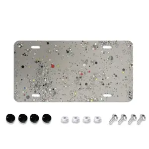 Cosmic Chaos License Plate Frame (Four-Hole)