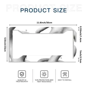 Amorphous Shapes License Plate Frame (Four-Hole)