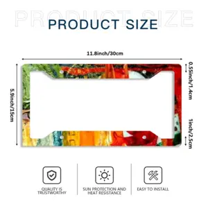 73 Fragment S License Plate Frame (Four-Hole)