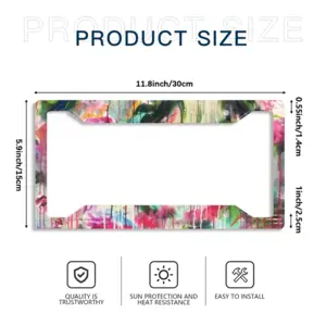 Orchids License Plate Frame (Four-Hole)