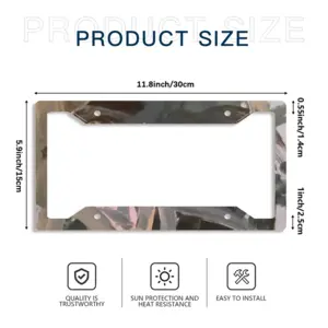 Grin Map License Plate Frame (Four-Hole)