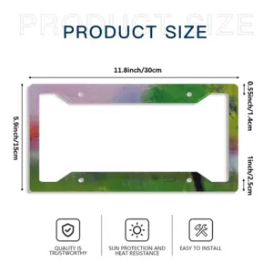 Floating Boat License Plate Frame (Four-Hole)