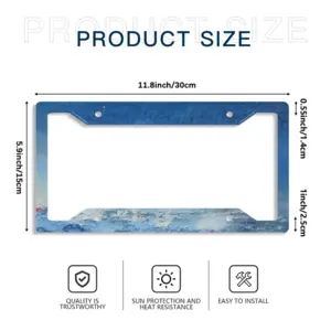 Red Boat License Plate Frame (Four-Hole)