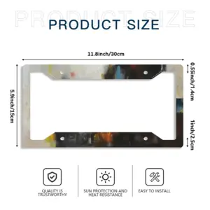 China License Plate Frame (Four-Hole)