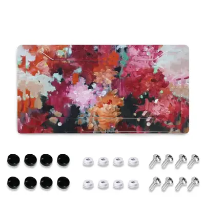 Infinite Garden Ii License Plate Frame (Four-Hole)