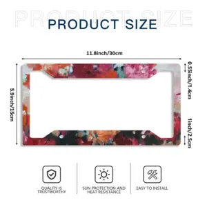 Infinite Garden Ii License Plate Frame (Four-Hole)