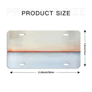 White Orange Series 3 License Plate Frame (Four-Hole)