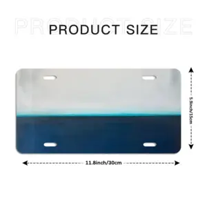 Charcoal White Teal Series 3 License Plate Frame (Four-Hole)