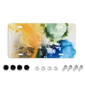 Rainbow Studies Number 2 License Plate Frame (Four-Hole)